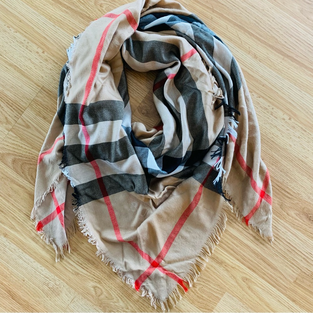 Burberry scarf wrap brown/black